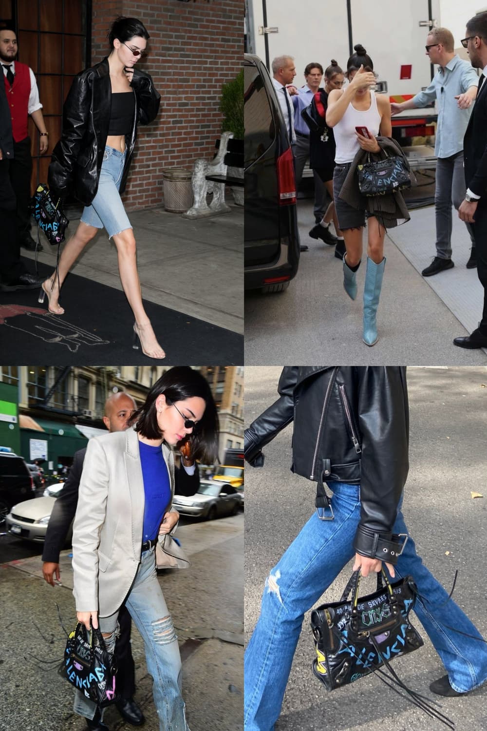 발렌시아가 그래피티 모터백 스몰 상품이미지2