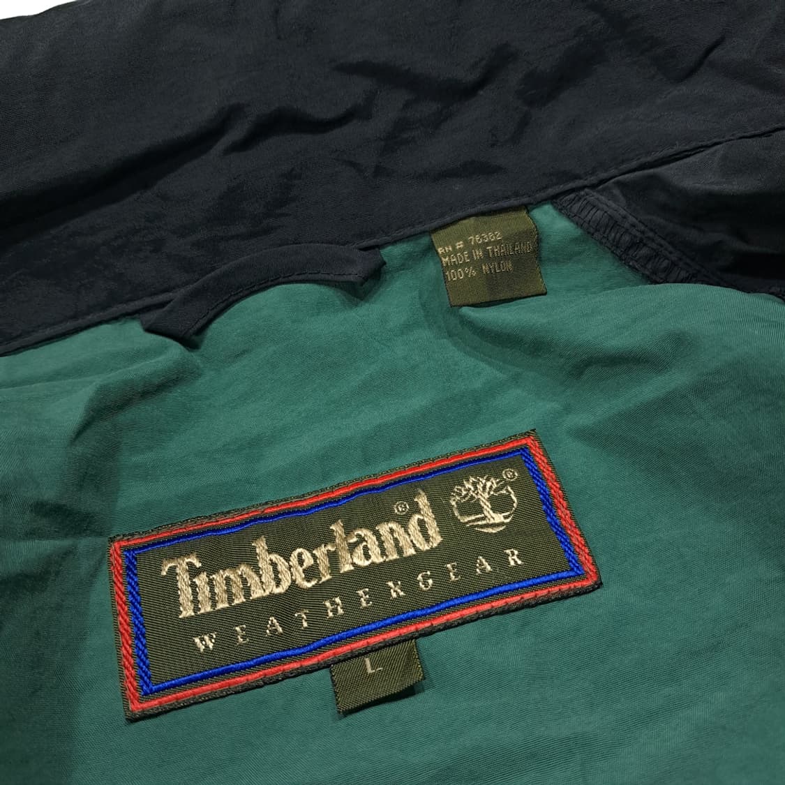 CL718 L 팀버랜드 90s 웨더기어 블랙 바람막이 자켓 상품이미지5