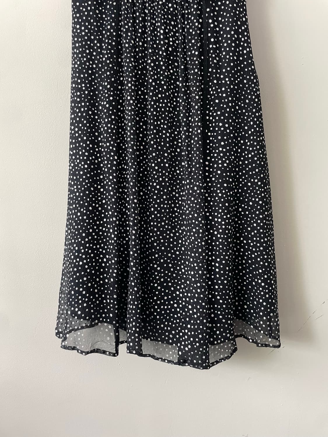 maje silver dot silk dress 상품이미지4