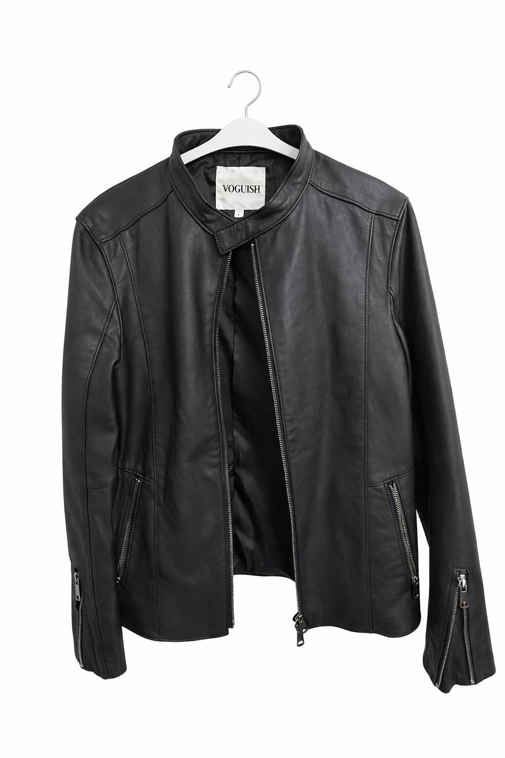 Voguish 투웨이 레더 자켓 상품이미지1