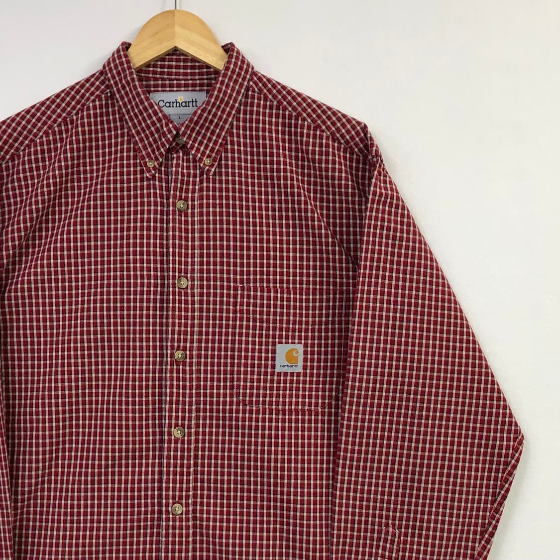 XL 칼하트 체크 워크 셔츠 상품이미지1