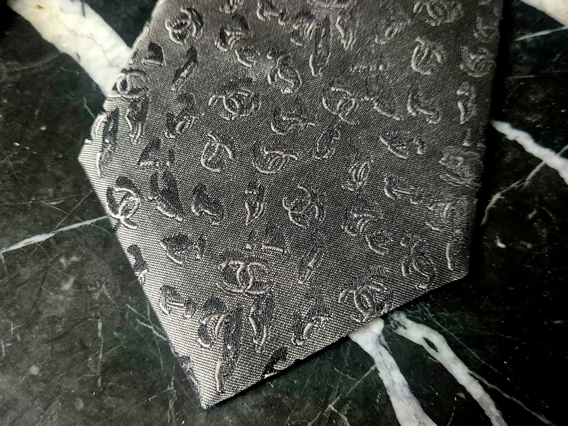 샤넬 타이 넥타이 그레이 상품이미지1