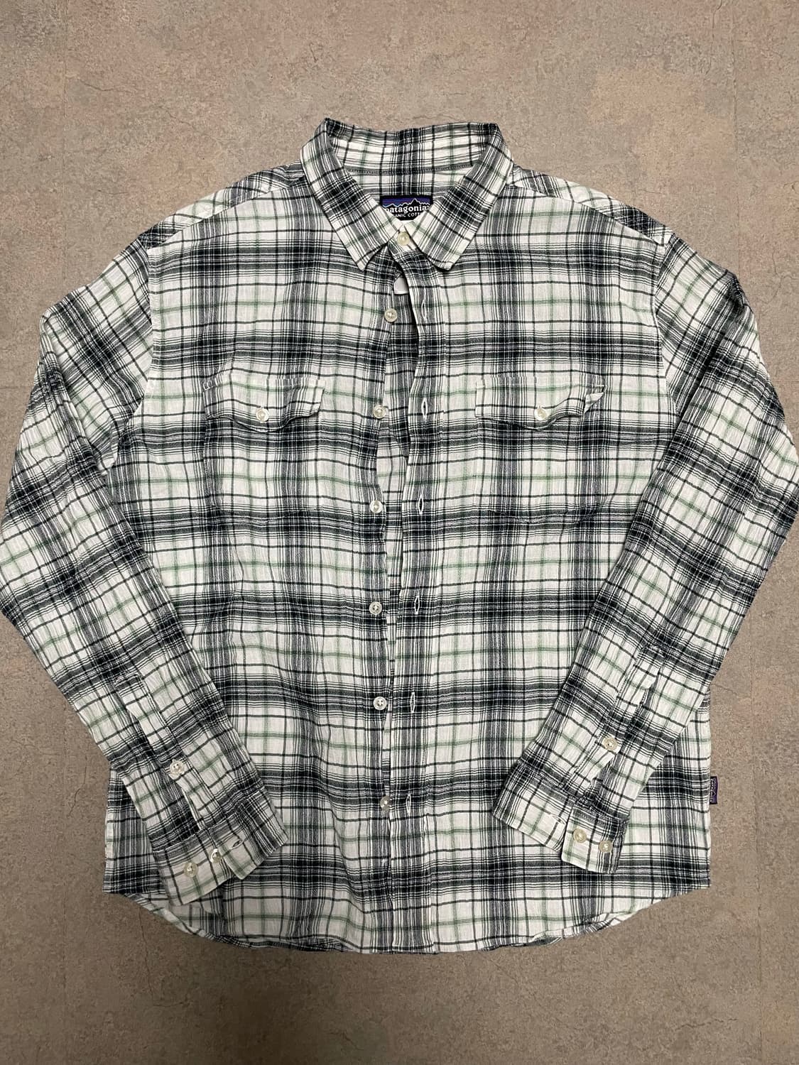 파타고니아 옴브레 체크 벅샷 셔츠 patagonia 상품이미지1