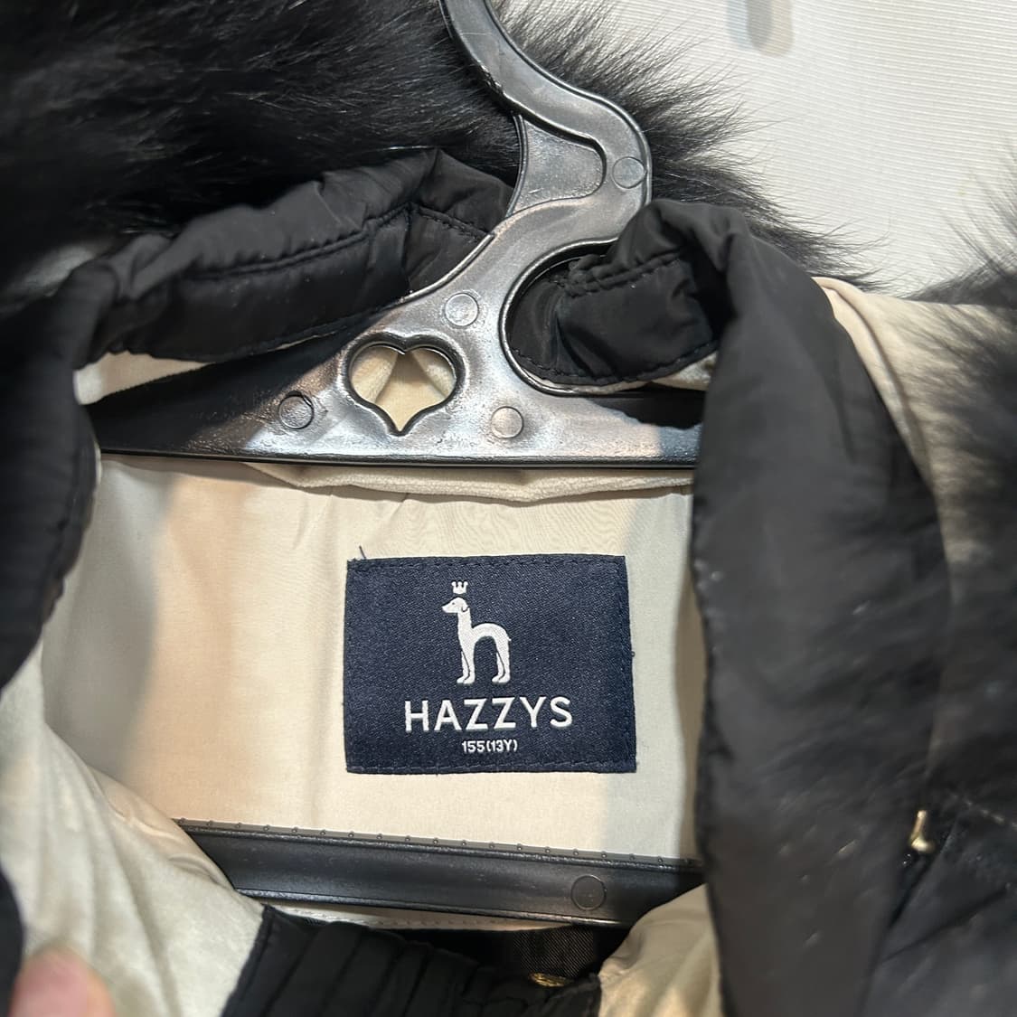 헤지스 키즈 구스다운 롱패딩 155 상품이미지2