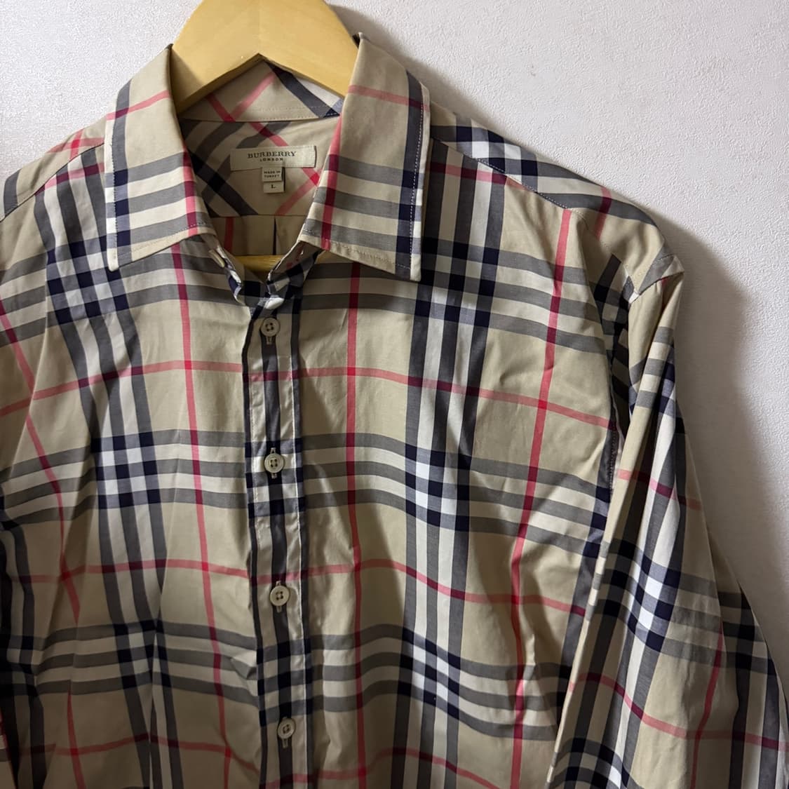 버버리 남성 노바체크 드레스 셔츠 L (105정도) 상품이미지3