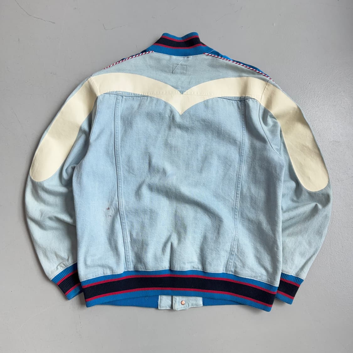 에비수 제팬 빅로고 빅힐즈 스카쟌 데님자켓 상품이미지3