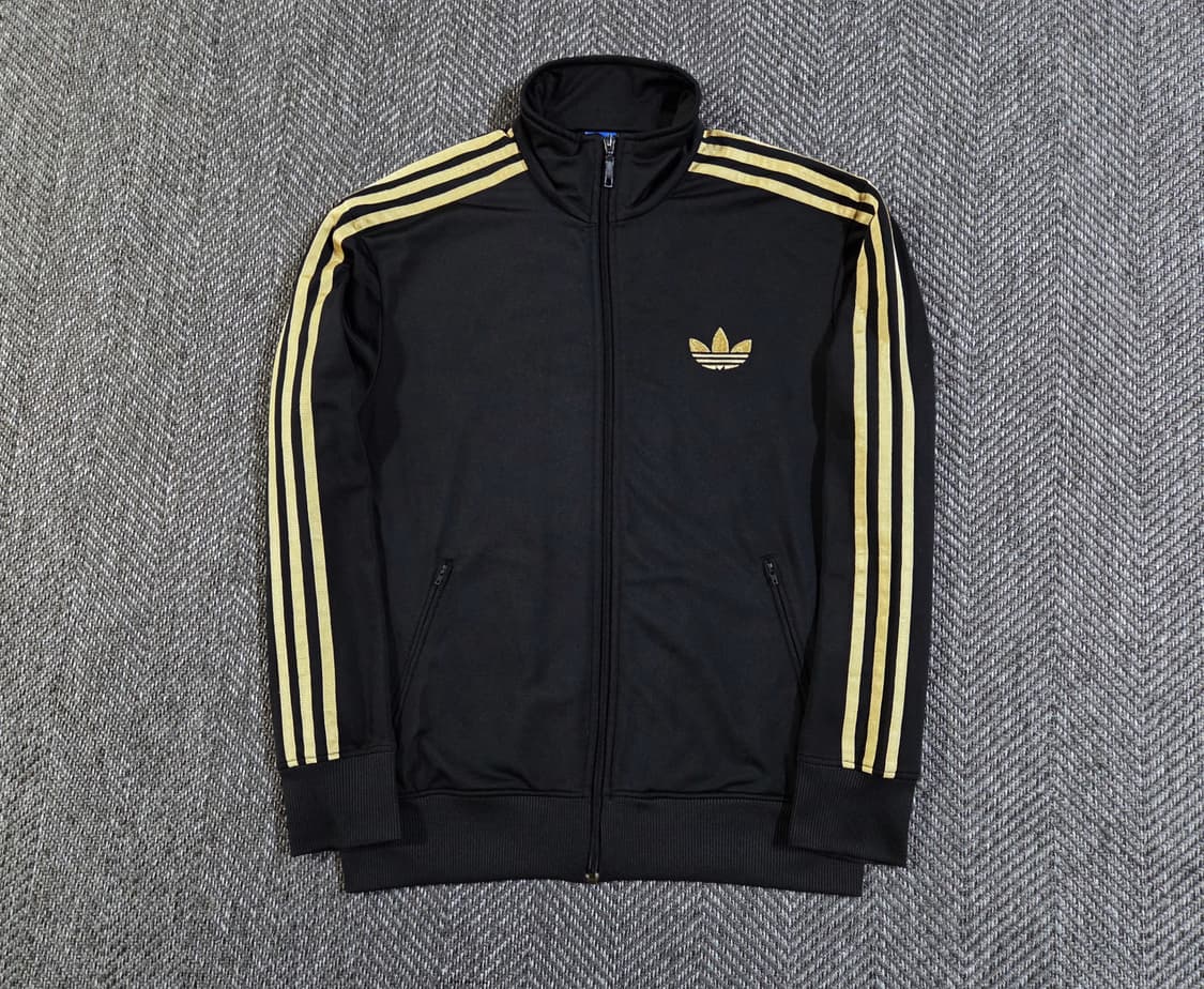 아디다스 블랙 골드 검금 파이어버드 트랙탑 져지 상품이미지2