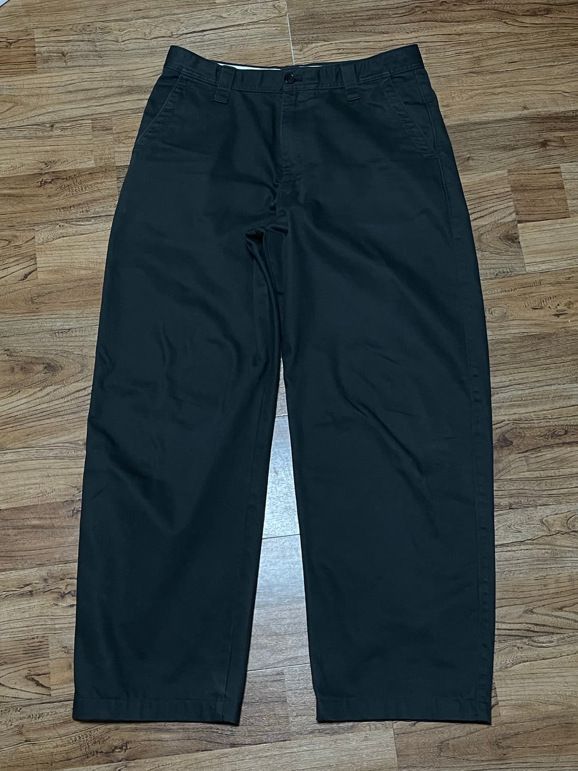 유니클로 U 와이드 치노 팬츠 그레이 상품이미지5