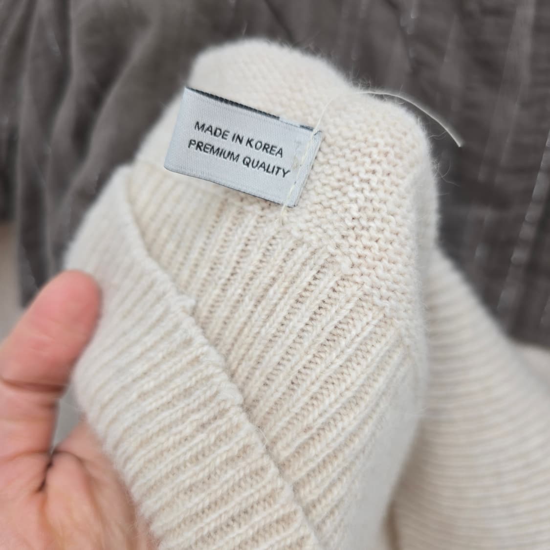 니트 & 스트라이프 셔츠 코디 세트 상품이미지3