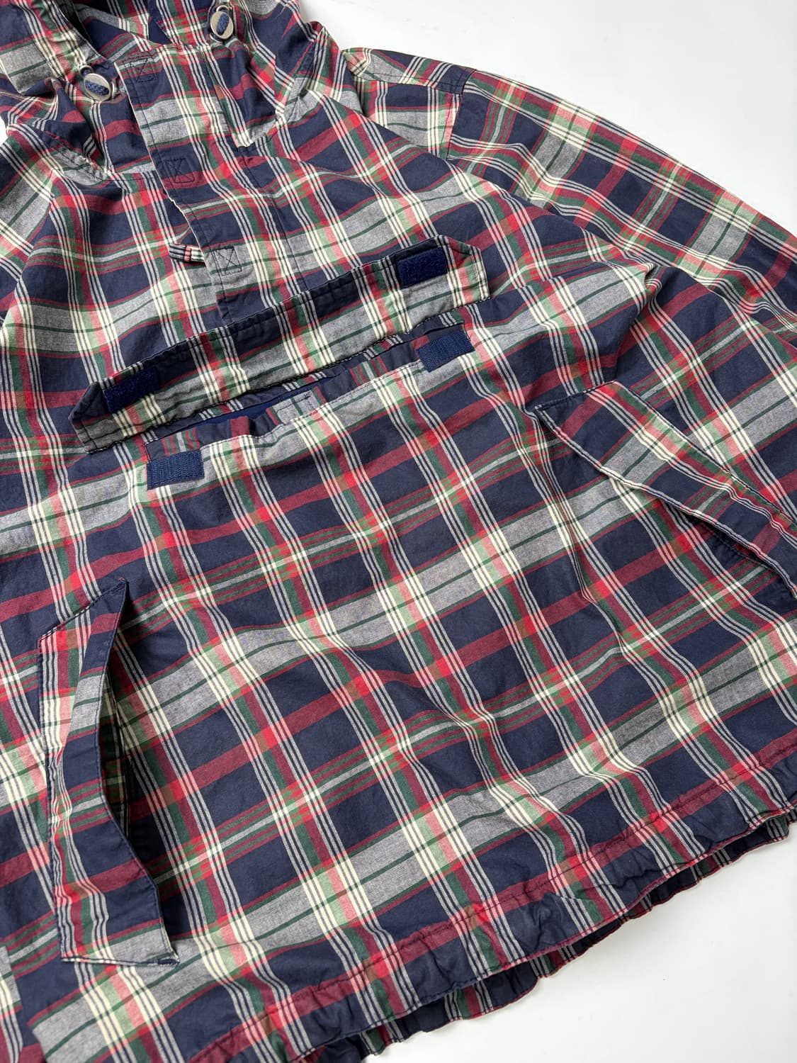 90s Gap Plaid Quarter Zip Anorak 상품이미지7