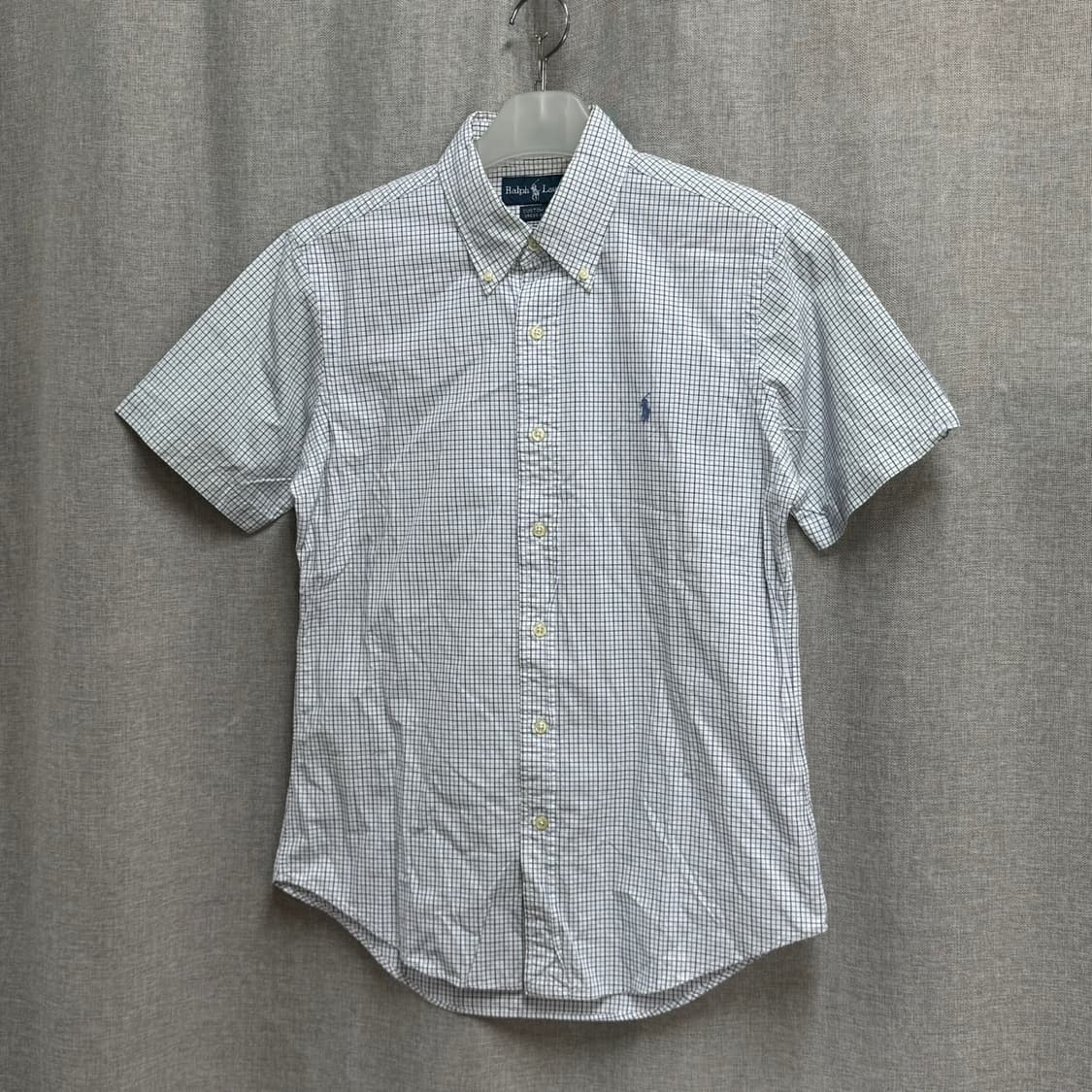 [95] 폴로 랄프로렌 반팔 체크 면 셔츠 남방 상품이미지3