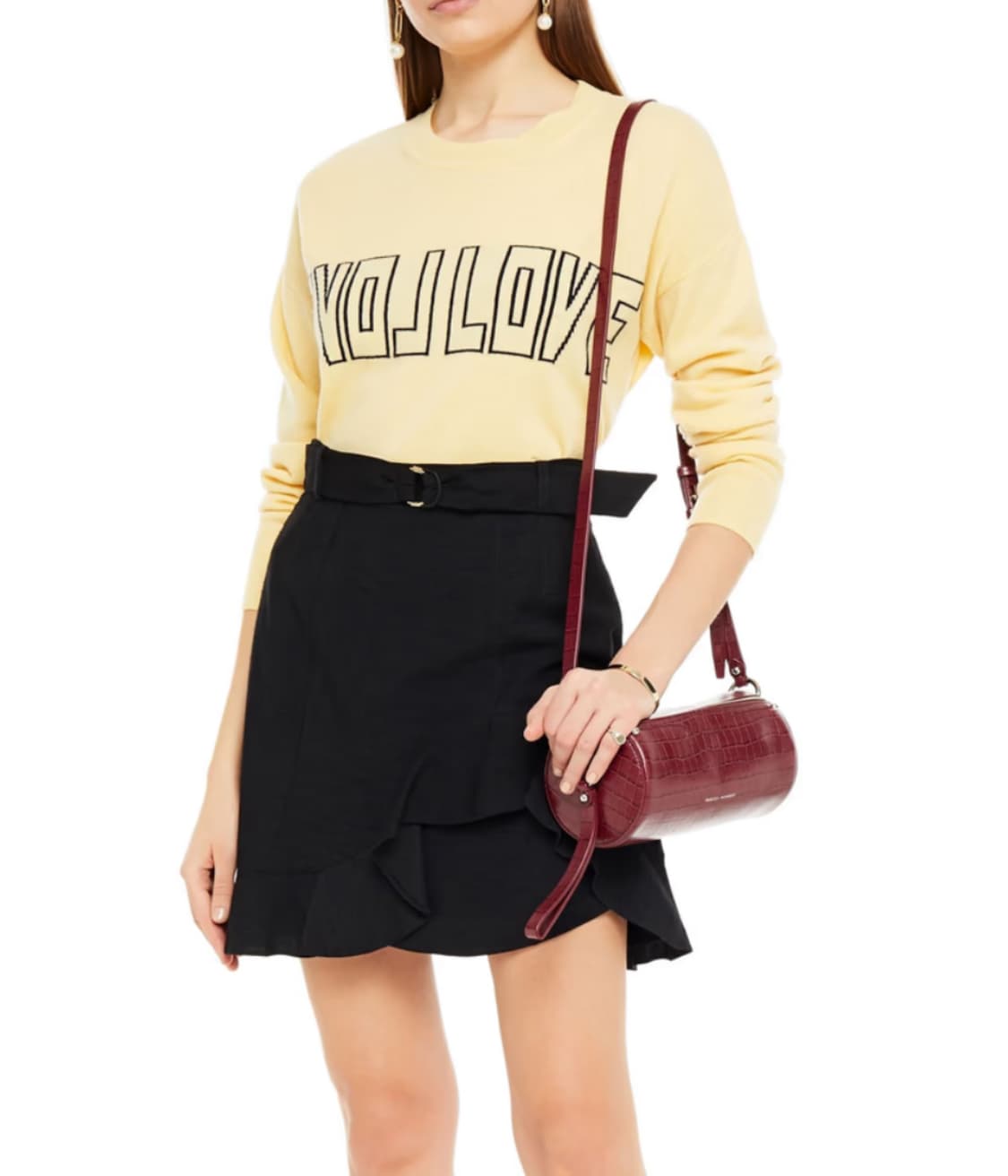 여성 LOVE LOVE 캐시미어 니트 상품이미지1