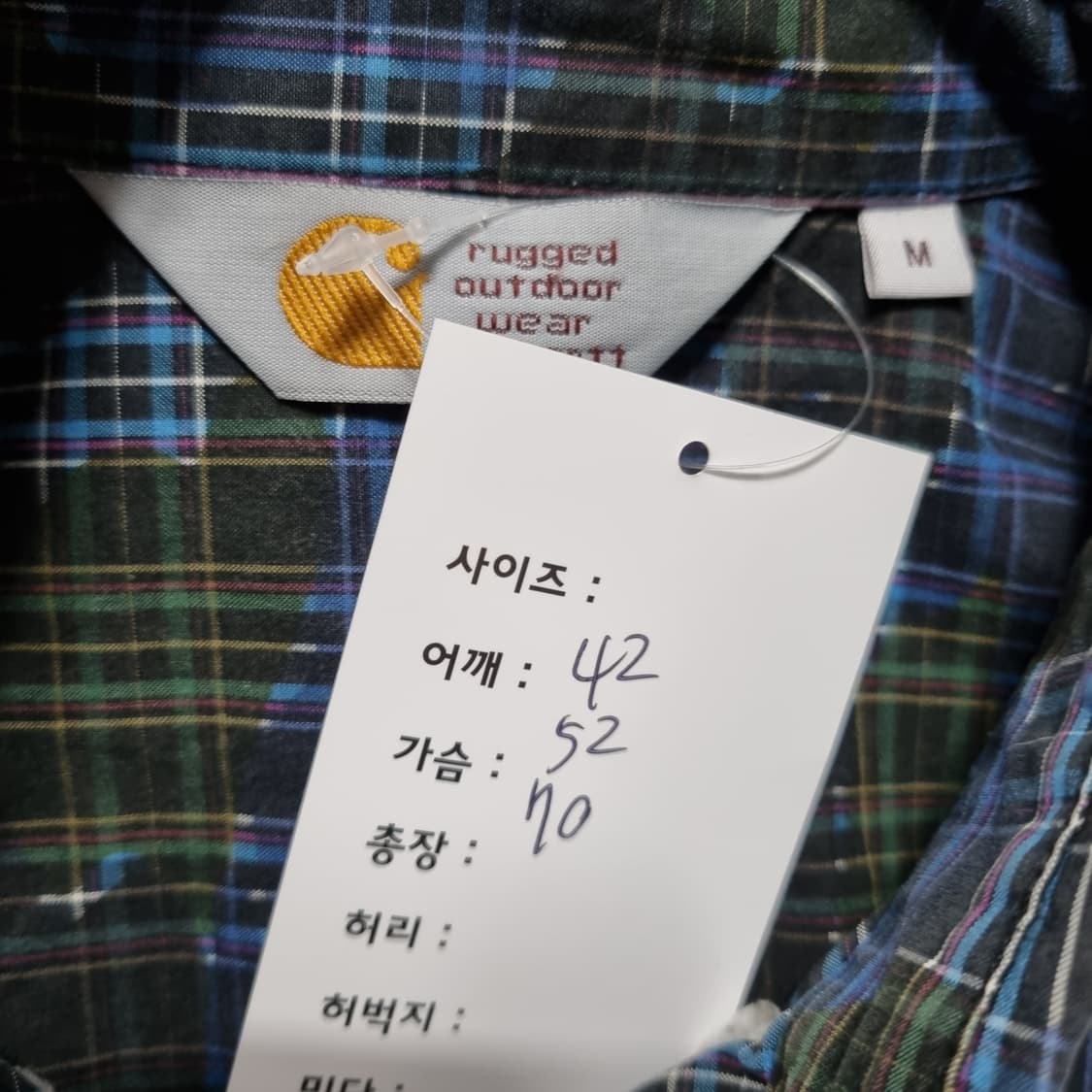 칼하트 카모셔츠 상품이미지5