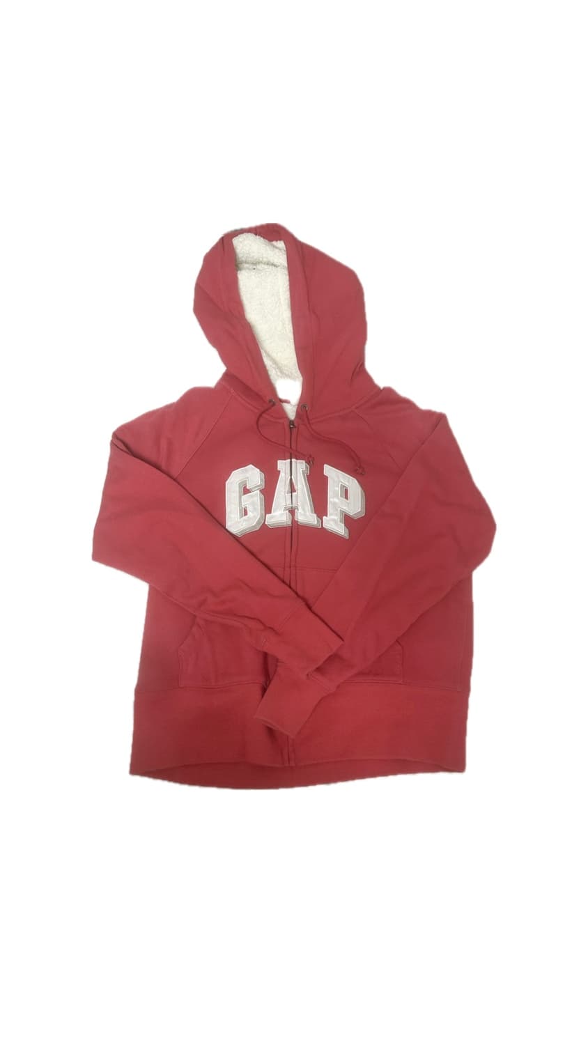 GAP 딸기우유 기모 후드 집업 상품이미지1