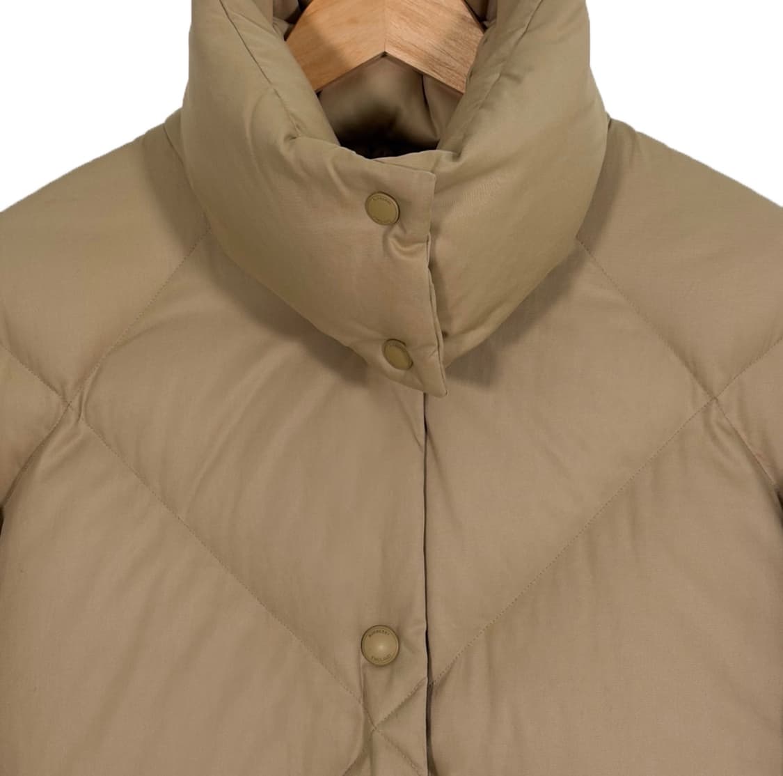 [S] 버버리 여성 퀄팅 덕다운 개버딘 코트 롱 패딩 자켓 베이지 상품이미지3