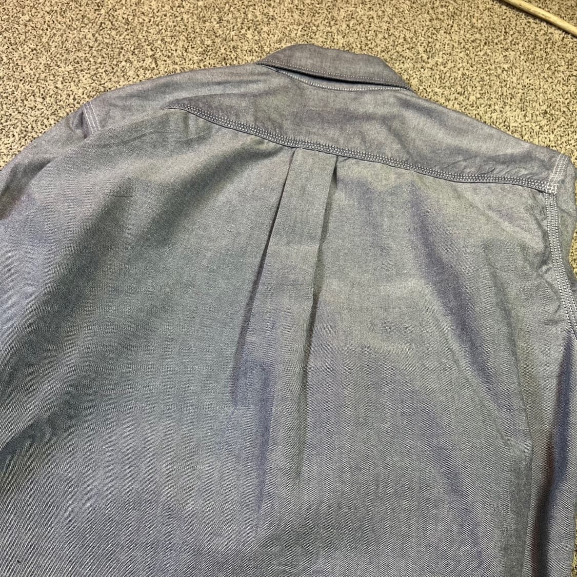 marka x ecru 마카 에크루 샴브레이 셔츠 상품이미지3