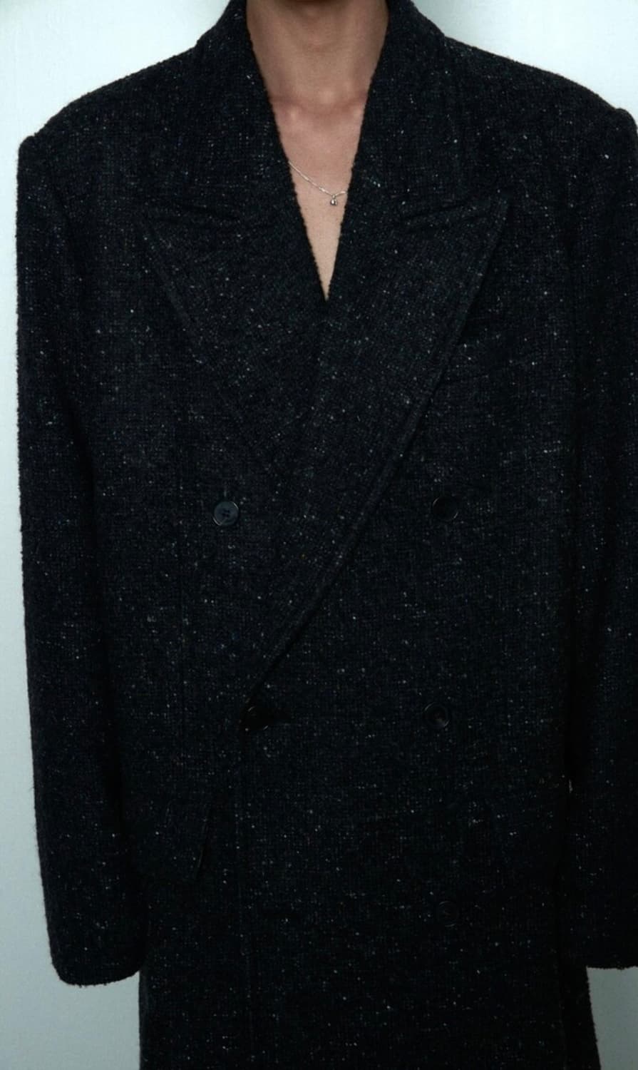 CRUSHAGAIN tweed coat 상품이미지4