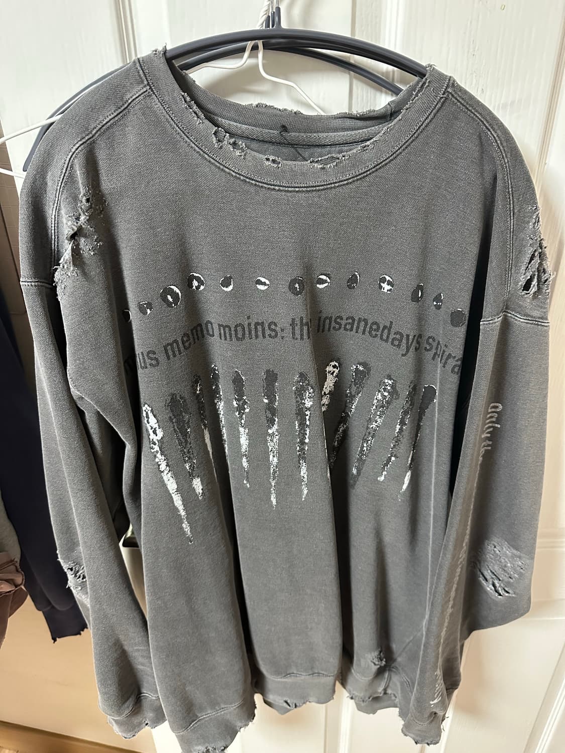 MINUS 나인인치네일 디스트레스드 스웻 상품이미지3