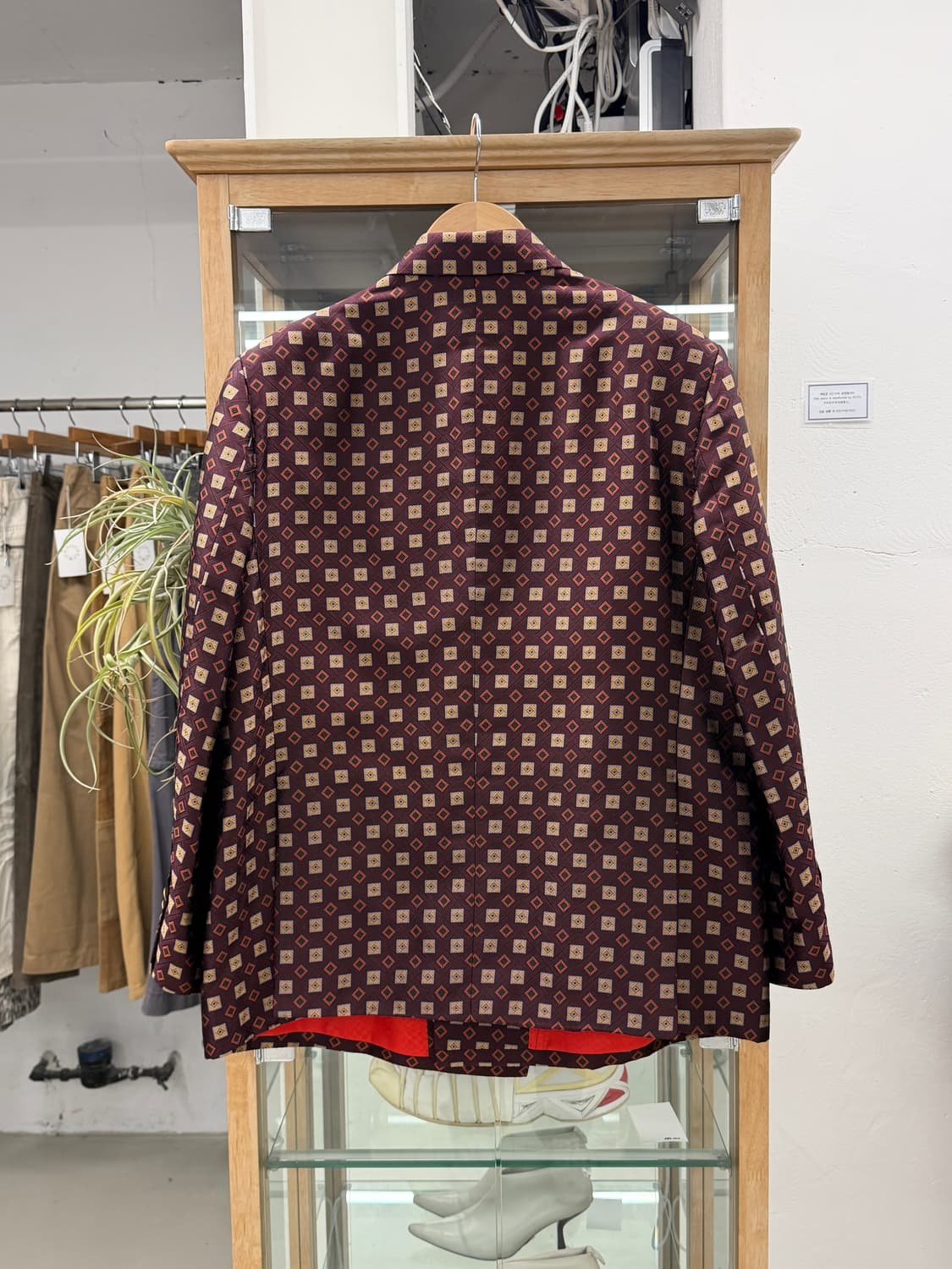 80s geometry double jacket  상품이미지7