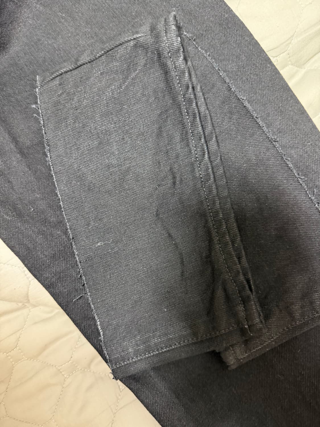 블랙사인 보칼리온 흑청바지판매 상품이미지6