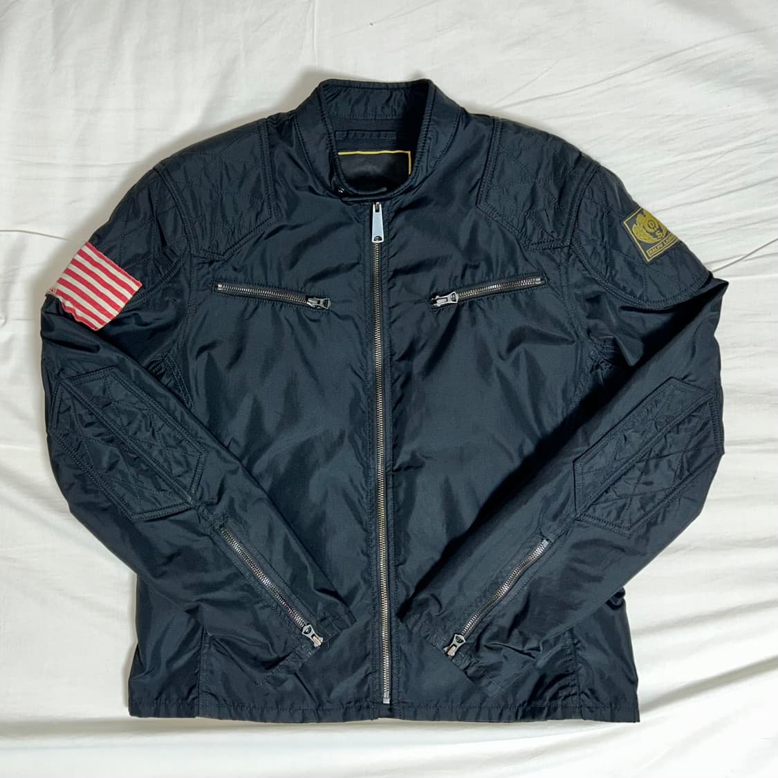 [L] 폴로 랄프로렌 나일론 모터사이클 바이커 자켓 상품이미지1