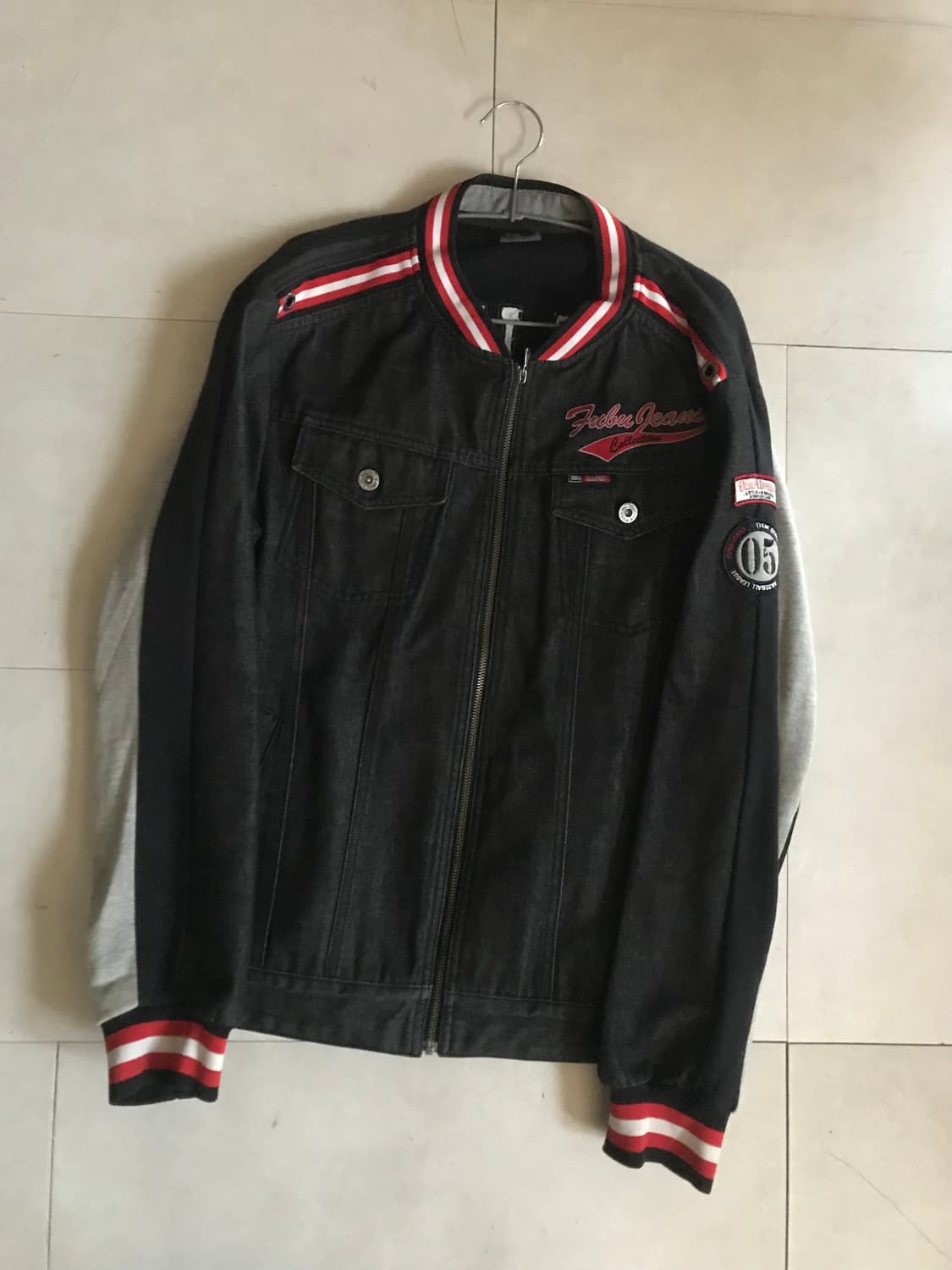 푸부 00s 빅로고 데님 자켓 상품이미지8