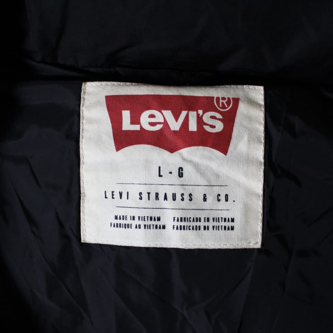 Levi's 리바이스 덕 다운 블랙 패딩  상품이미지5