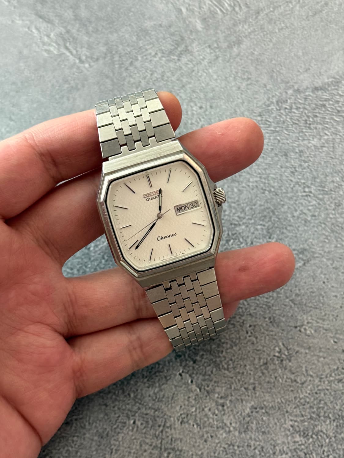 세이코 Seiko Chronos 스퀘어 데이 데이트 상품이미지4