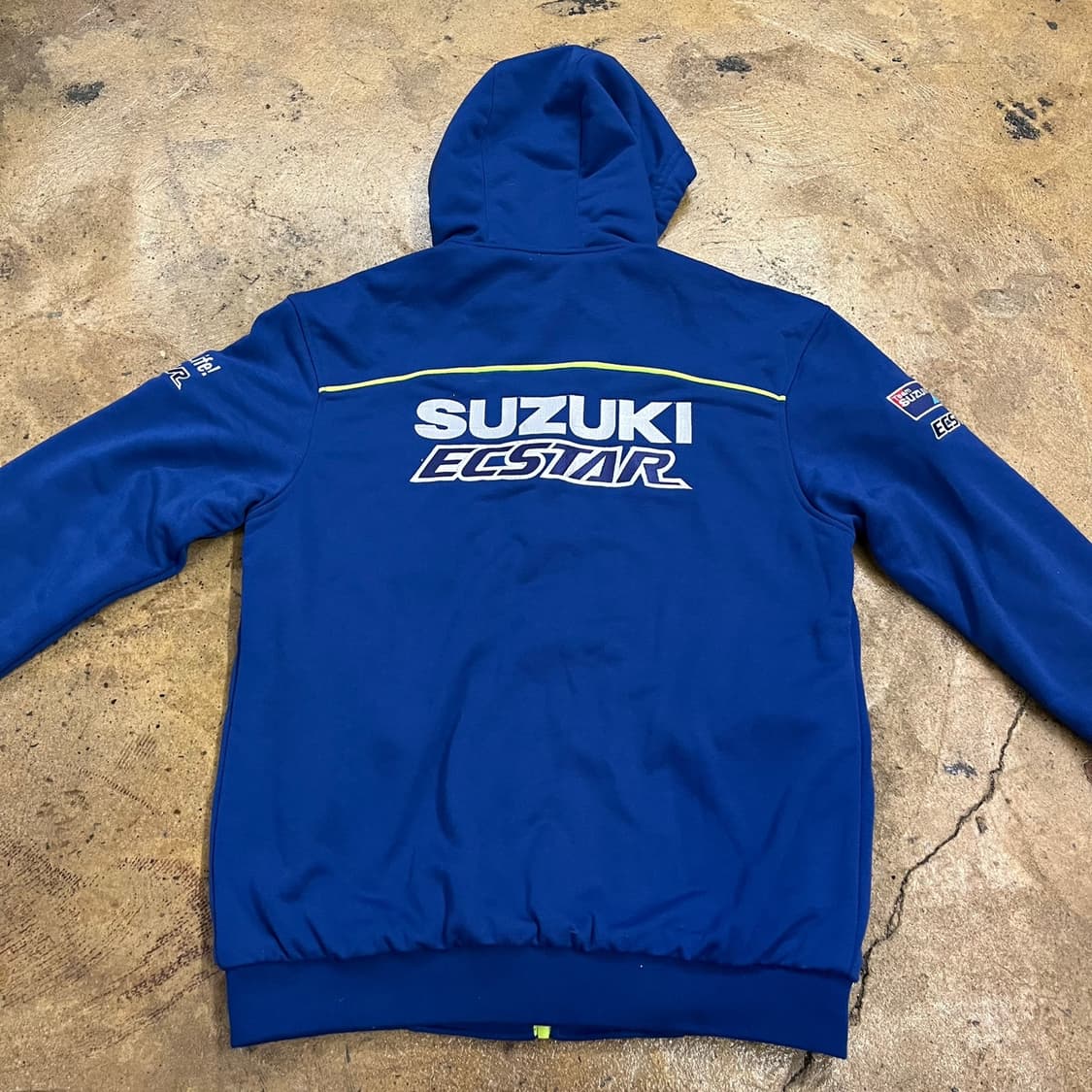 [정품/XL] 팀 스즈키 레이싱 후드 집업 b19 상품이미지4