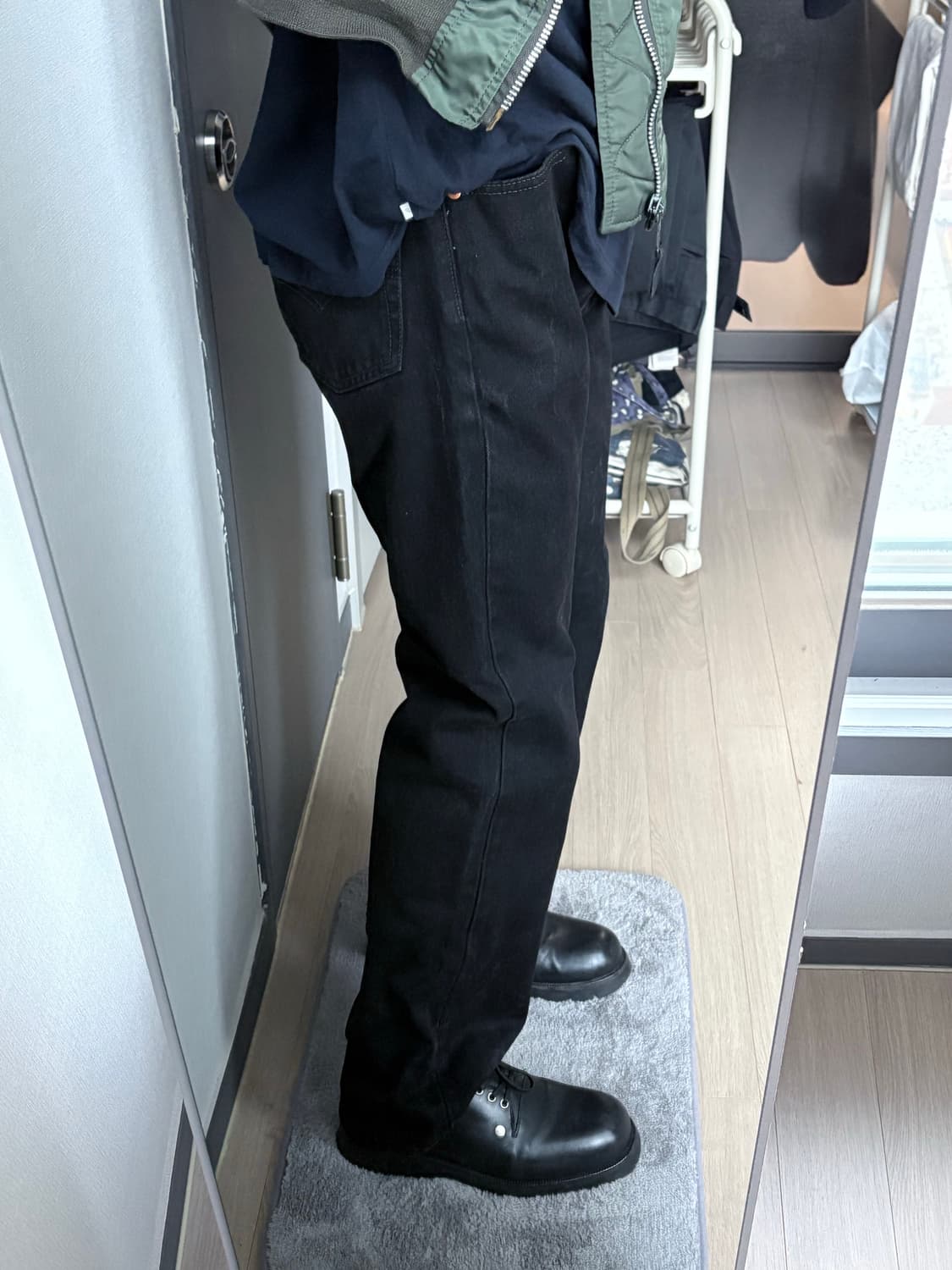 (34x32) 리바이스 517 블랙진 상품이미지3