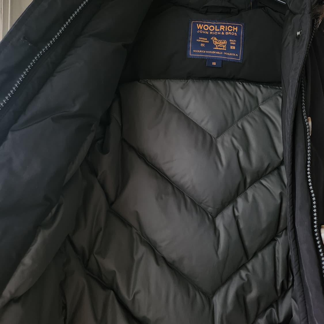 [울리치] 오리털 여성패딩/ 라쿤털 모자 상품이미지2