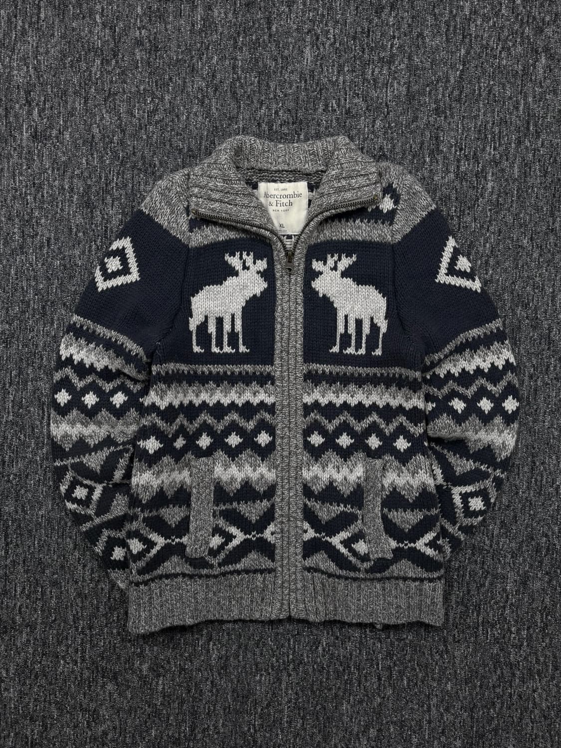 아베크롬비 노르딕 니트 집업 가디건 상품이미지3