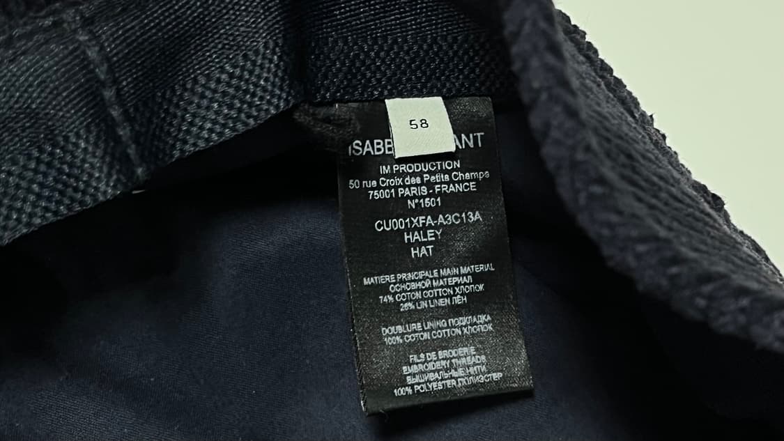 이자벨마랑 헤일리 코듀로이 버킷햇 상품이미지4