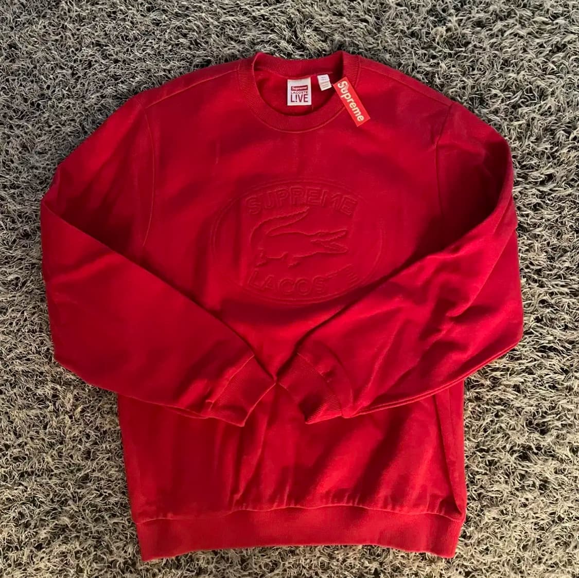 Supreme 슈프림 라코스테 크루넥 스웨트셔츠 L 상품이미지1