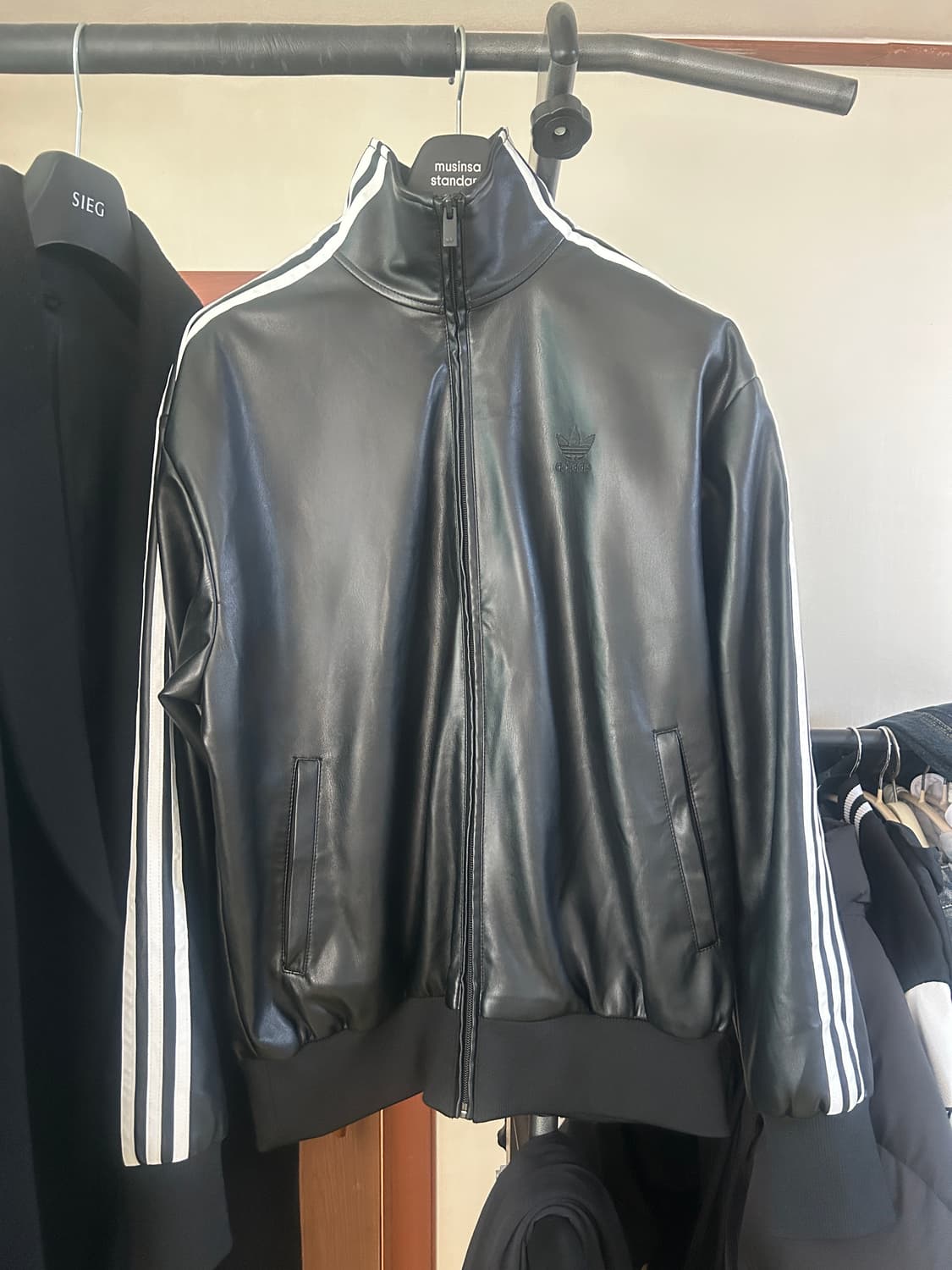 [L] 아디다스 포우 레더 파이어버드 트랙수트 자켓 L 사이즈 상품이미지1