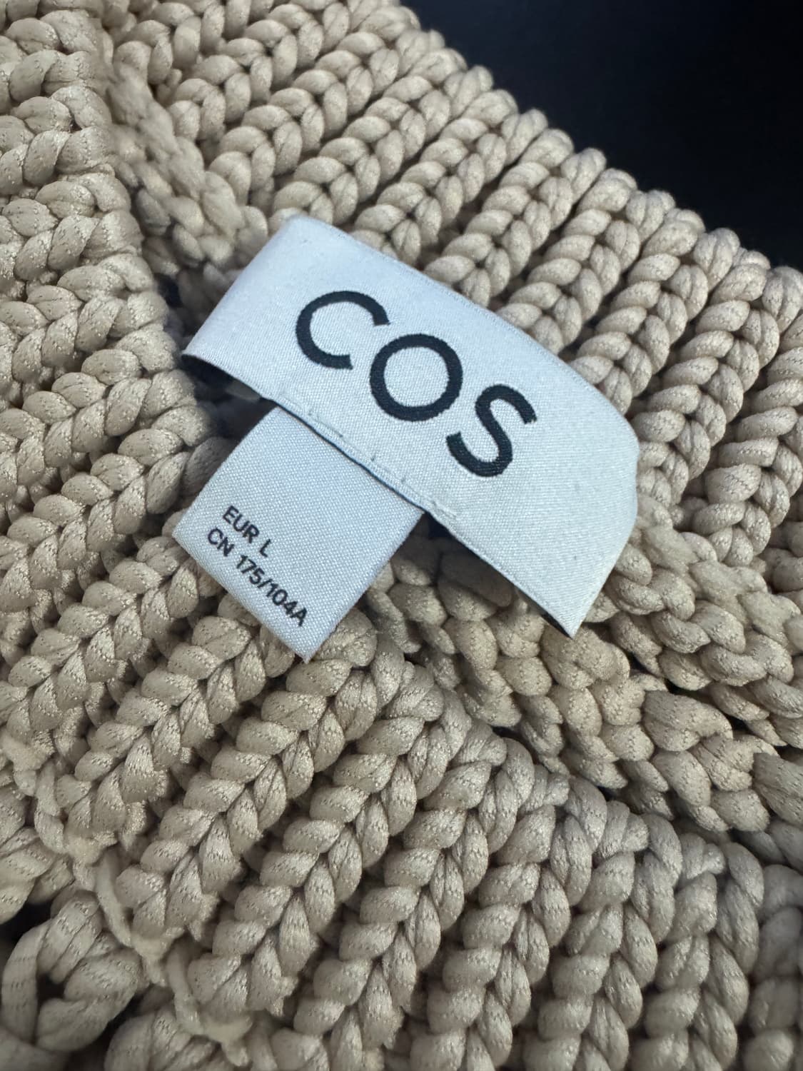 여성 cos 코스 청키 해비 니트 베스트 S ~ M 상품이미지3