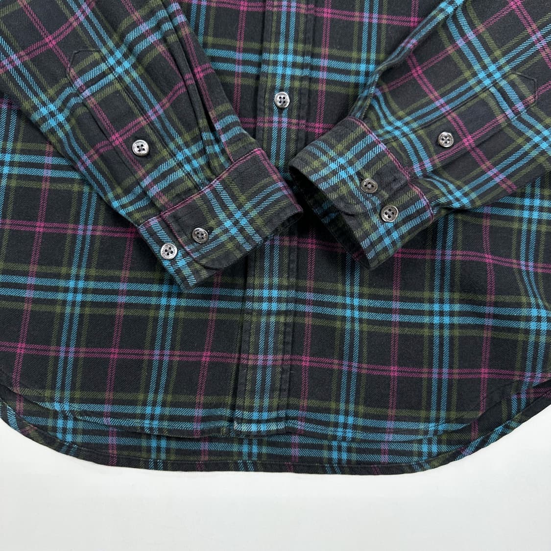 빈폴 클래식 시그니처 로고 울 체크셔츠 (M) 상품이미지4