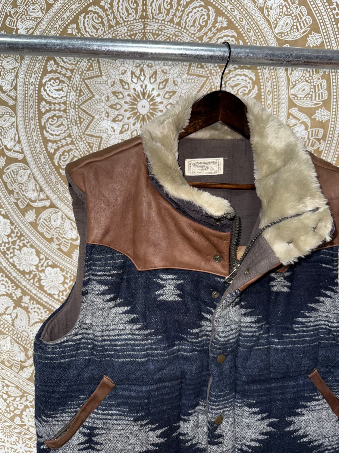 웨스티지 나바호 울 패딩조끼  상품이미지4