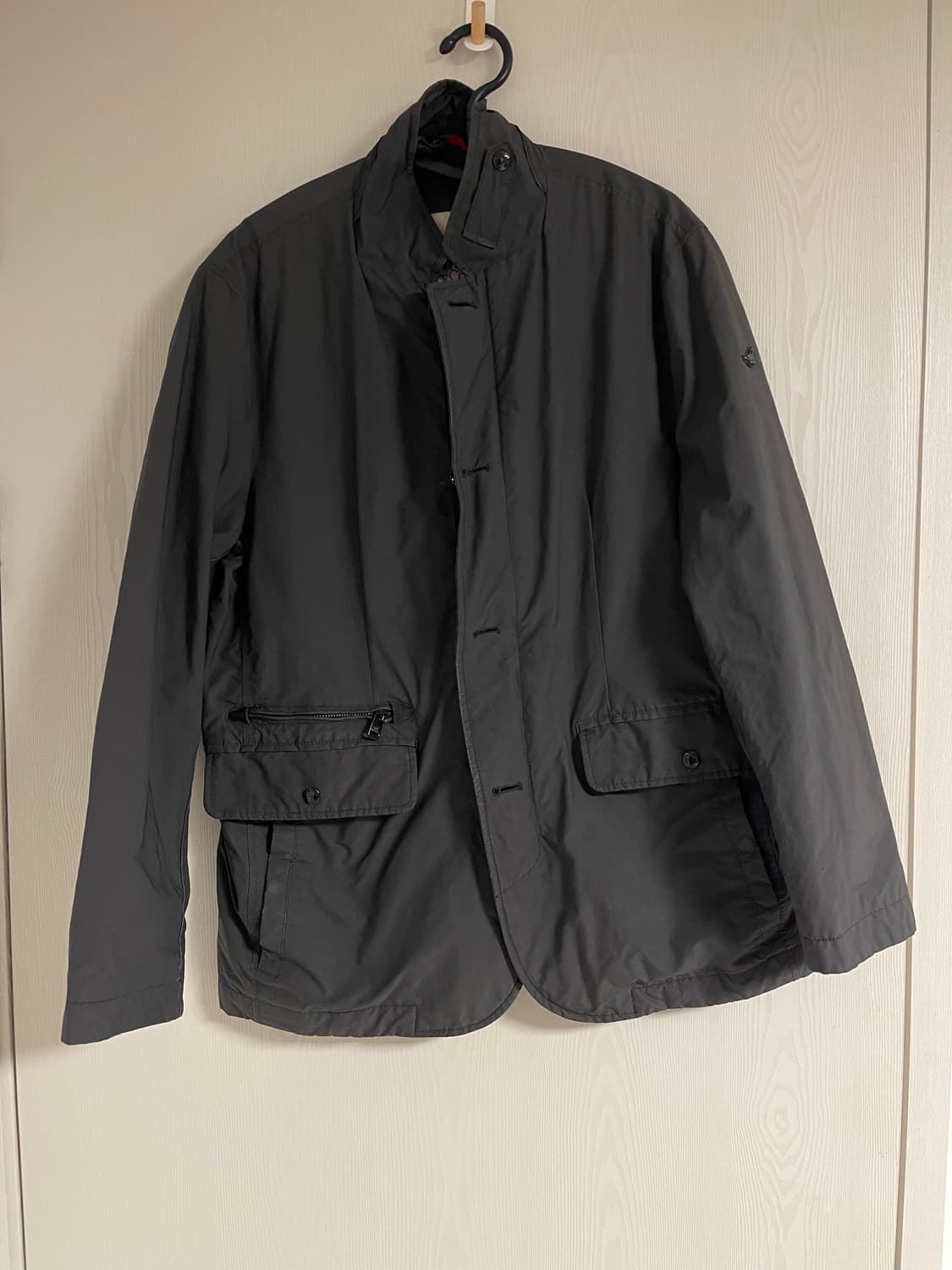 코오롱 헨리 코튼 2way자켓 차콜 100 (내피 자켓 없음) 상품이미지2