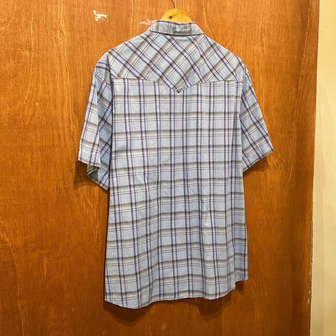 (XL) Wrangler 랭글러 체크 웨스턴 반팔 셔츠 상품이미지4
