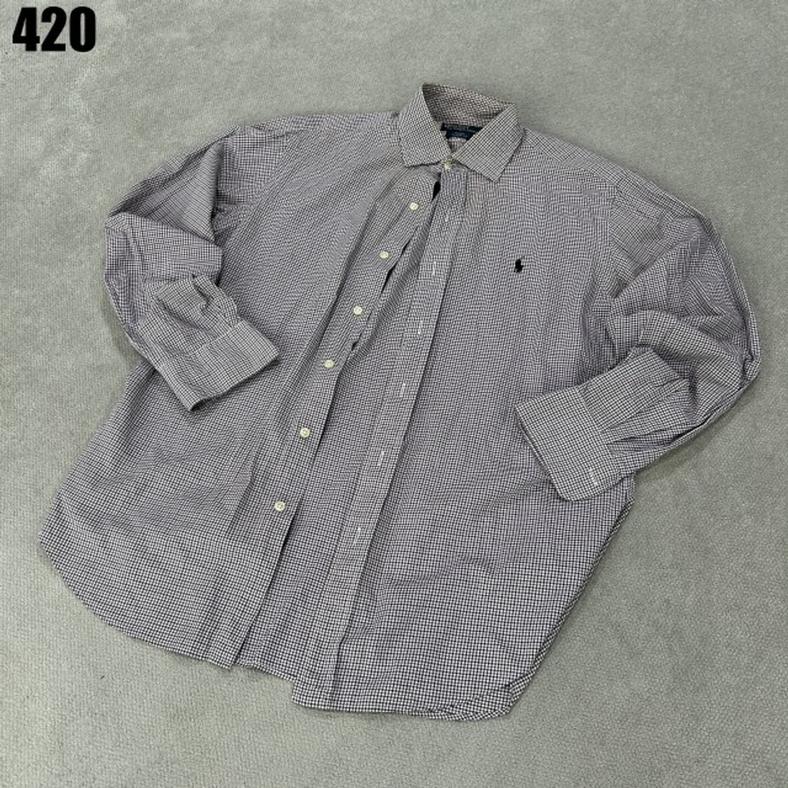 폴로 랄프로렌 체크 긴팔 셔츠  상품이미지1