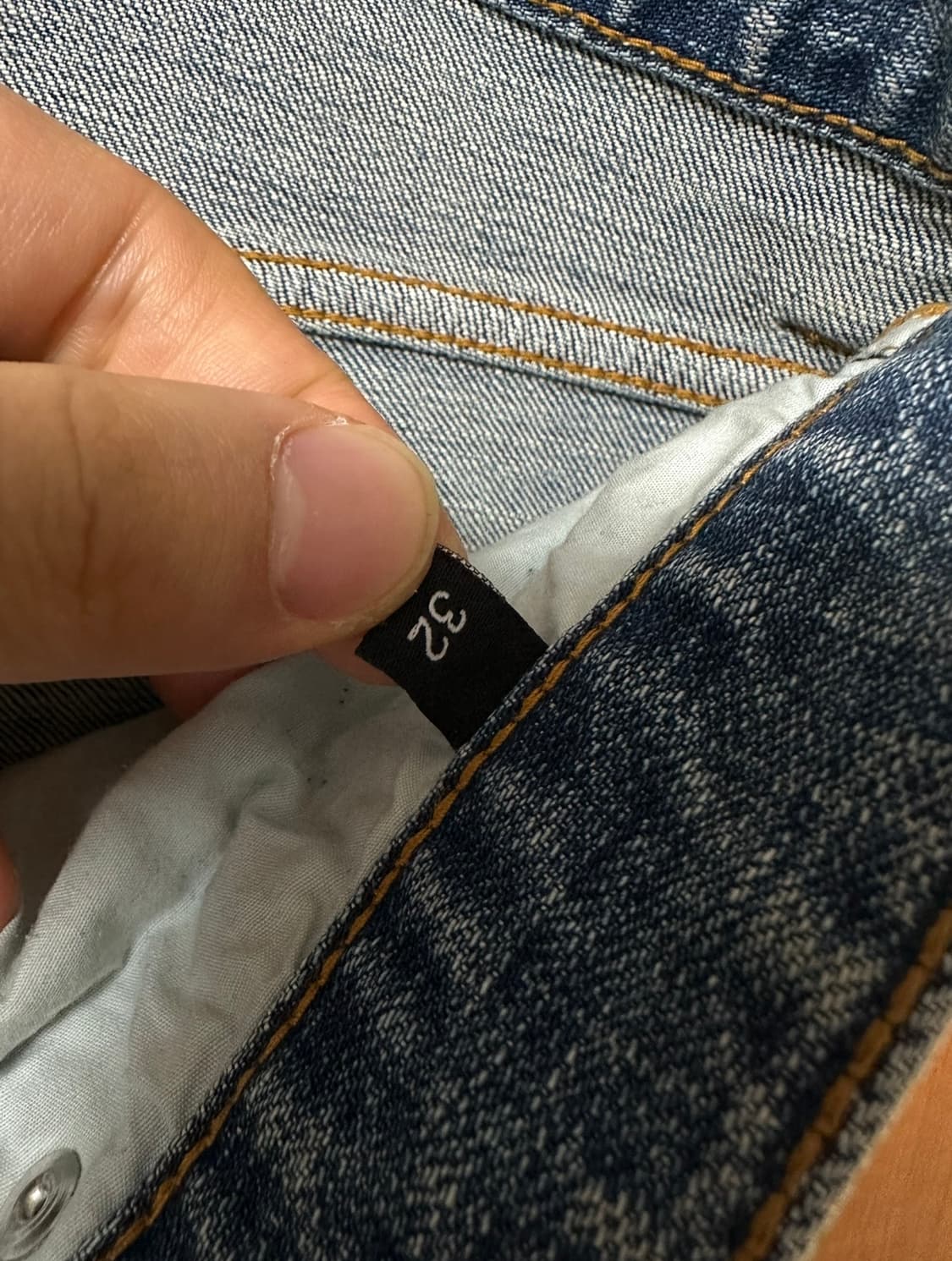 [31-32] La Maison Zamble 데미지 데님 연청 스키니진 상품이미지5