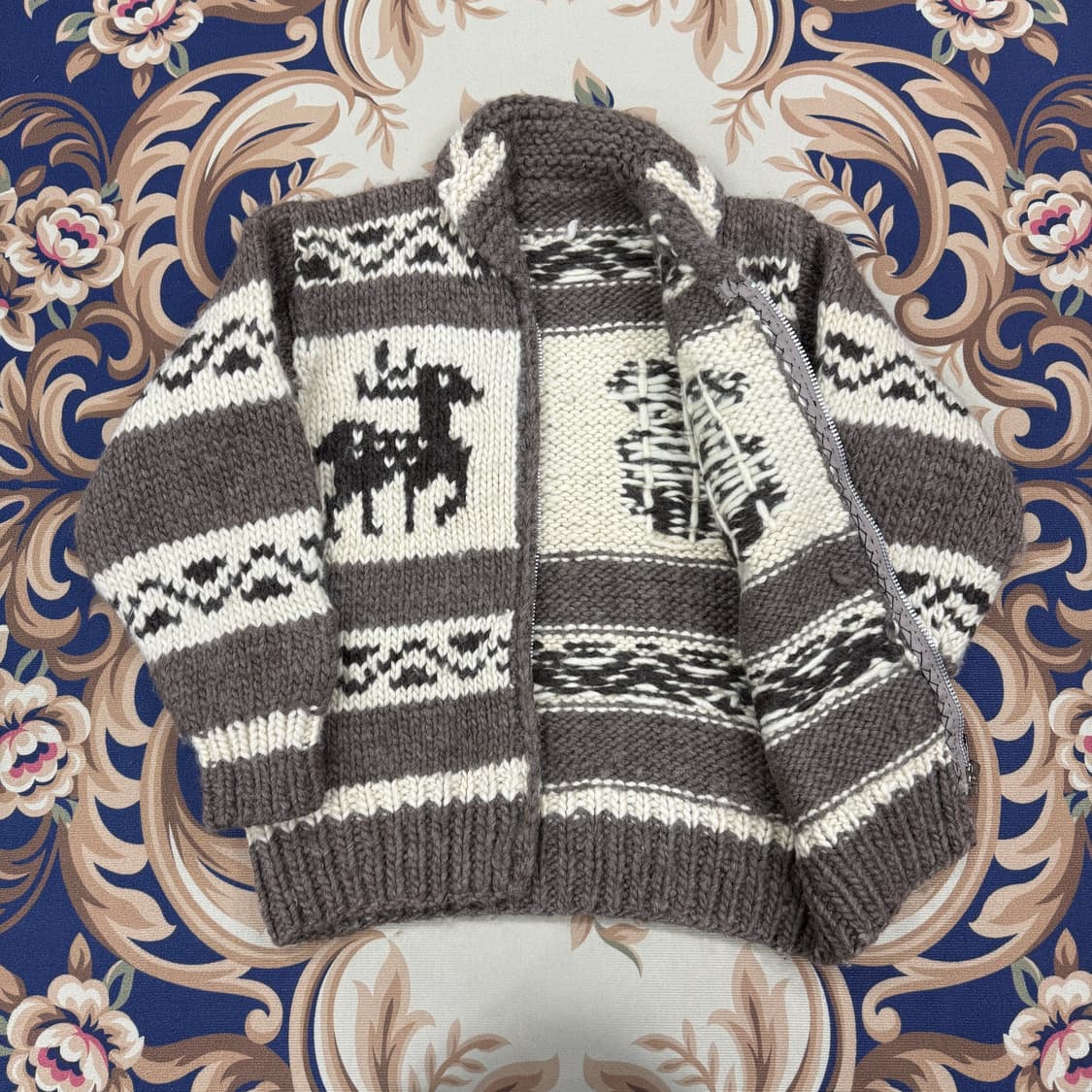 (L)VTG 코위찬 사슴 자켓 상품이미지3