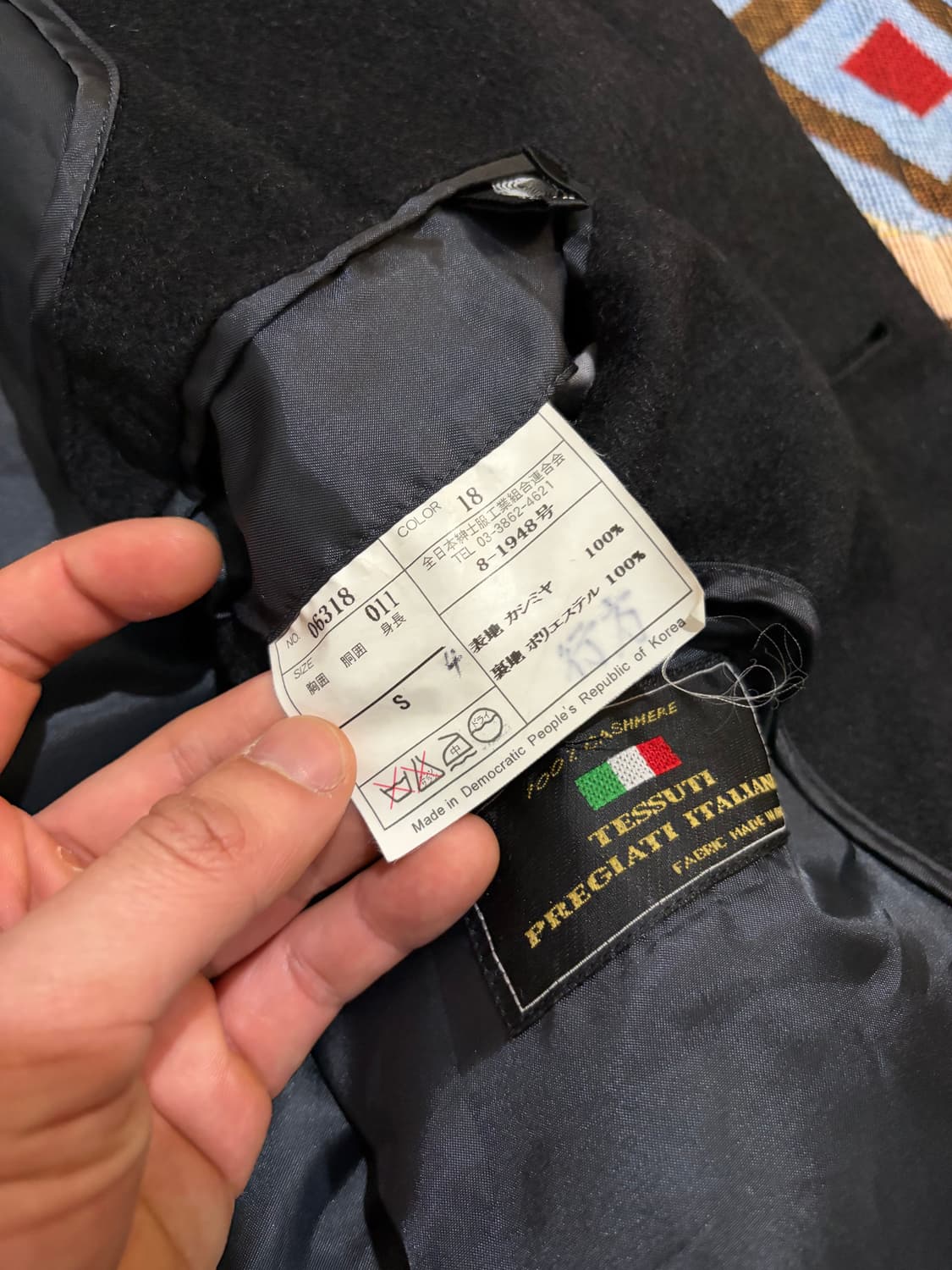 95-100) 캐시미어 100 발마칸 코트 상품이미지6