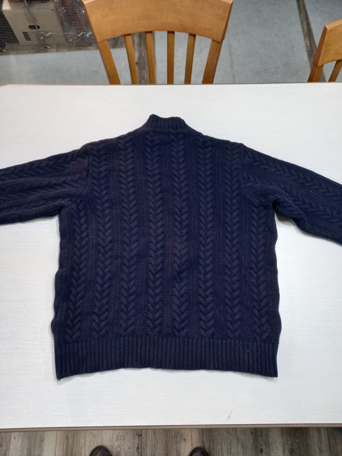 M95-L100 LYLE&SCOTT 울100 반목폴라 스웻셔츠 M--03 상품이미지2