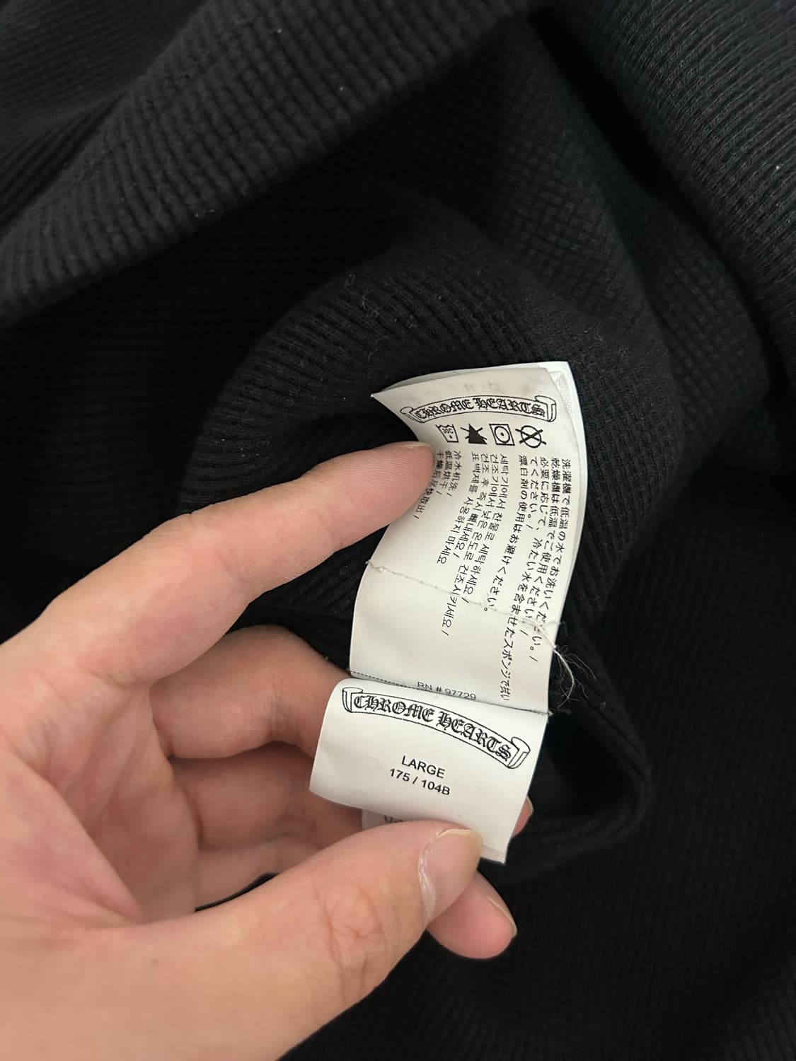 [L] 크롬하츠 세메터리 헐리우드 와플 니트 상품이미지7