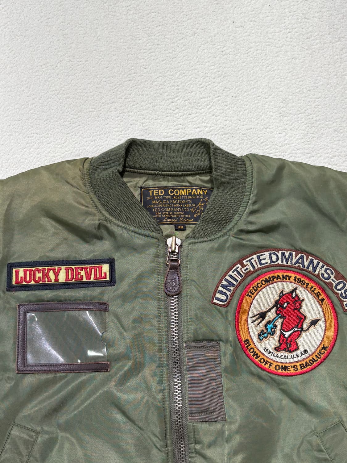 테드컴퍼니 항공 블루종 점퍼 38 사이즈 상품이미지2