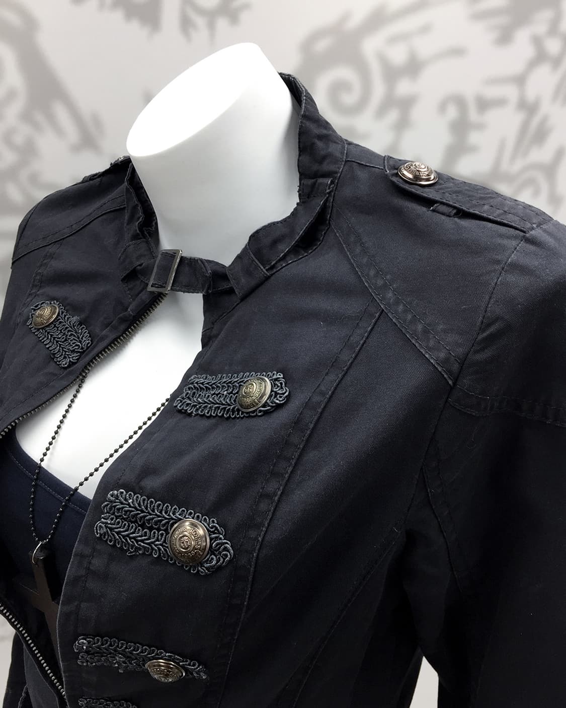 Dark Gothick Highneck Buckle Jacket 상품이미지4