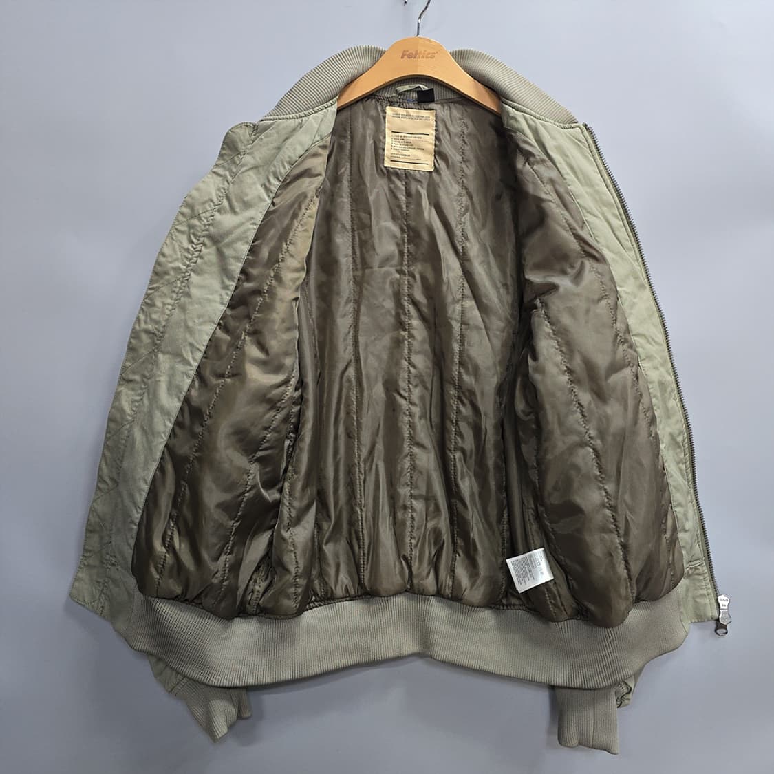 에이치앤엠(H&M) MA-1 항공 점퍼 M 상품이미지6