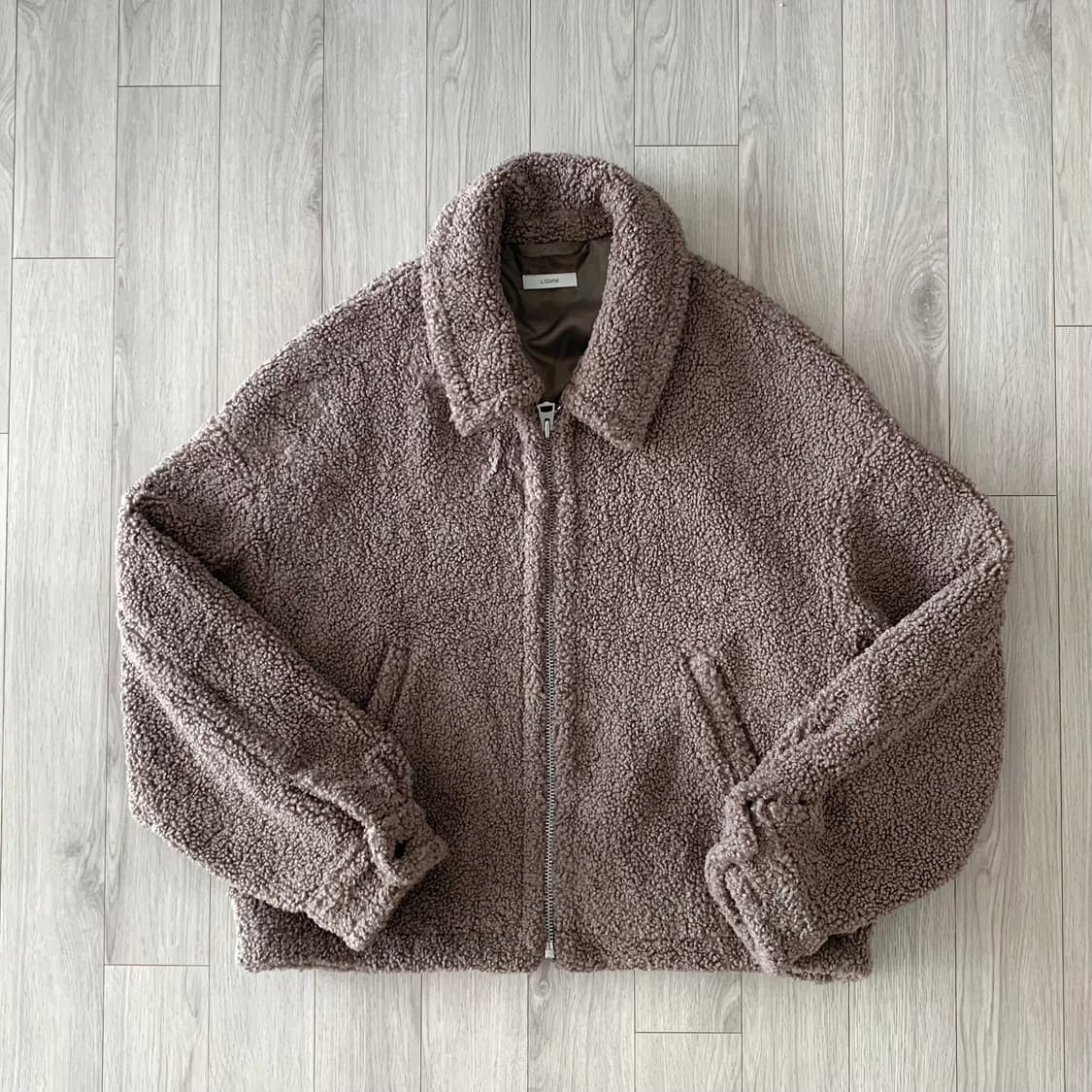 Lidnm 쇼트 보아 블루종 플리스 상품이미지2